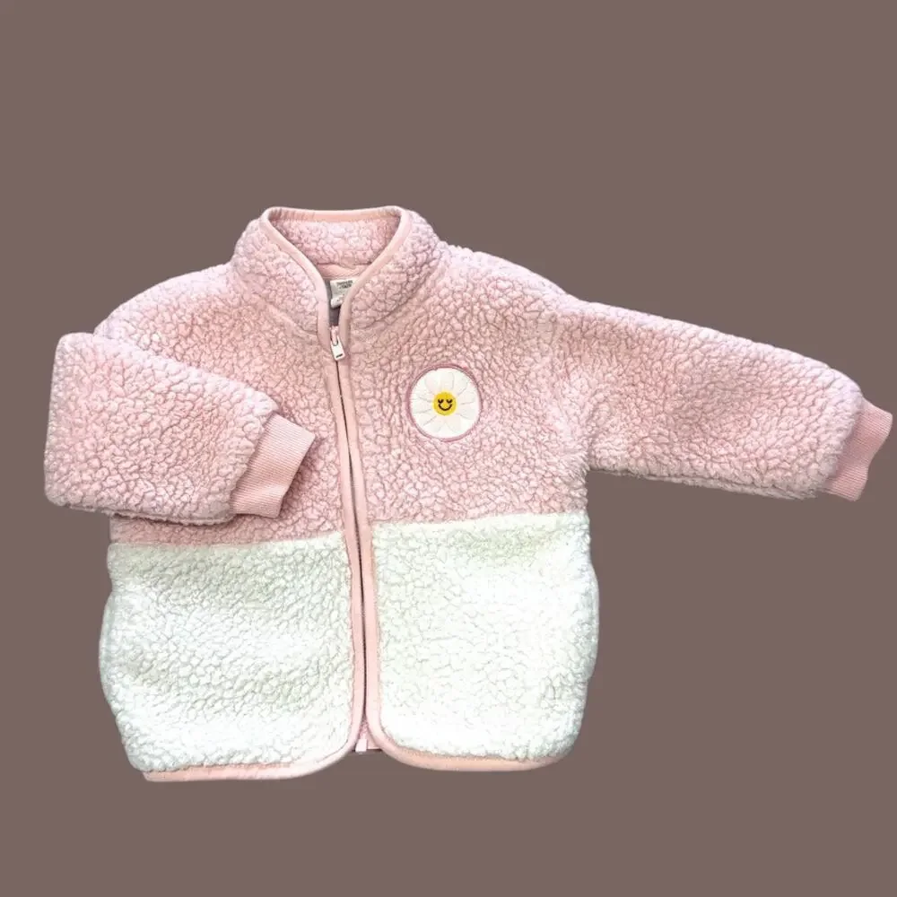 Tucker + Tate Daisy Jacket Zip Up Fleece 12 mo